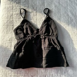 Cotton Cropped Tank Top